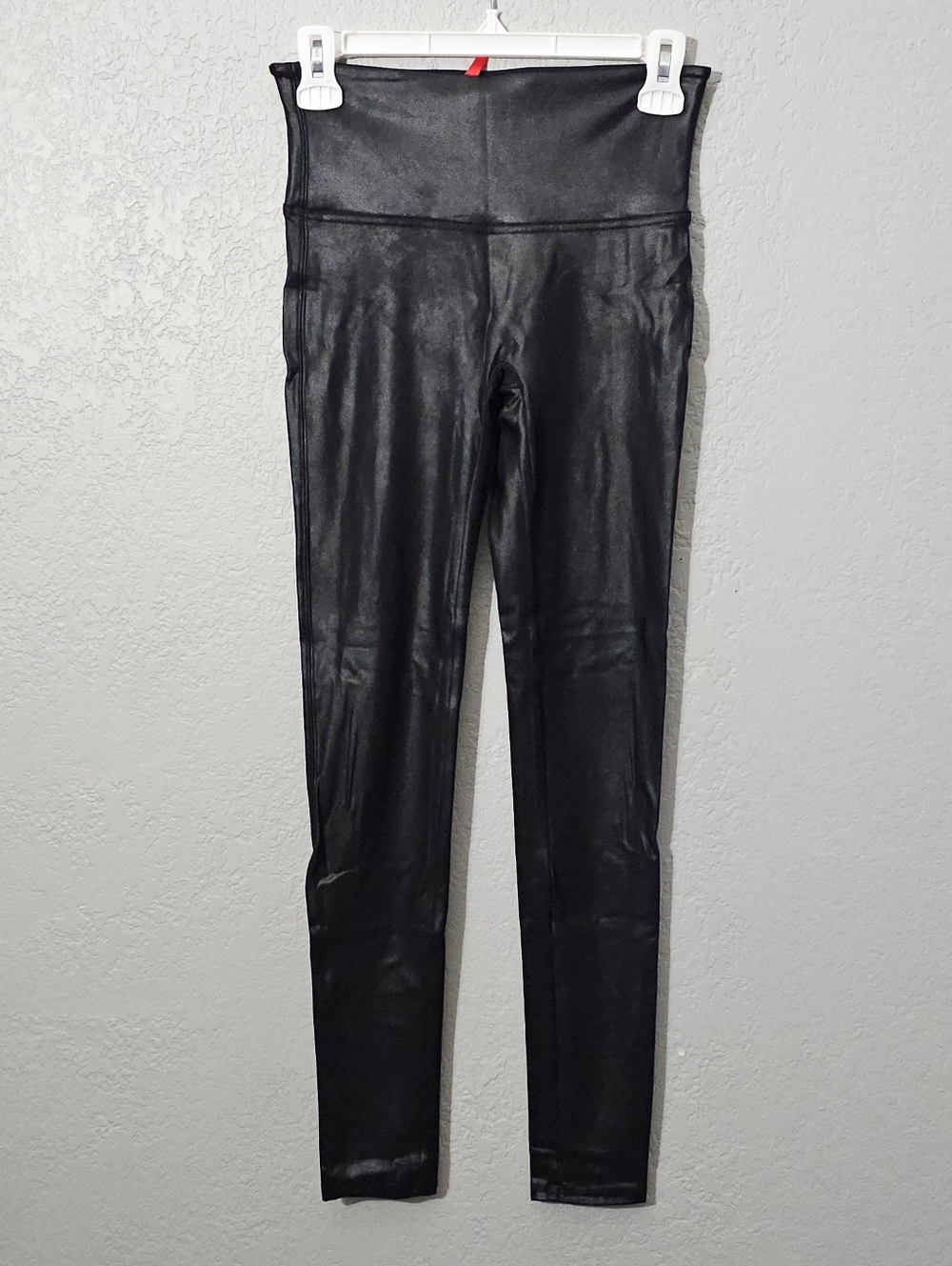 SPANX Faux Leather Leggings Black, Womens Medium Stretch - Picture 5 of 13